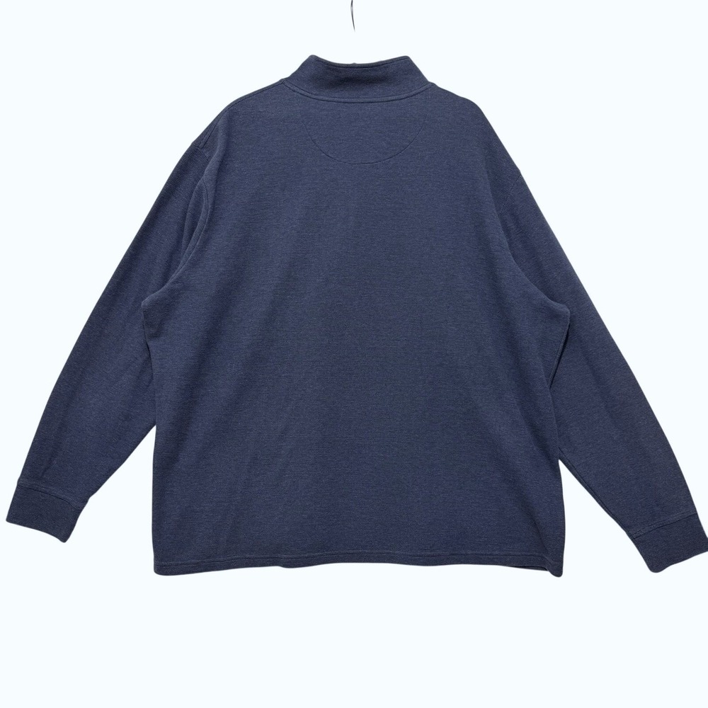 Classic Vineyard Vines Men's Blue Saltwater Quarter Zip size 3XB Old Money Style - Picture 6 of 9